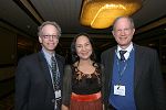 Dr George Reizner (US), Dr Evangeline Handog (Philippines) and Dr Robert Schwartz (US)